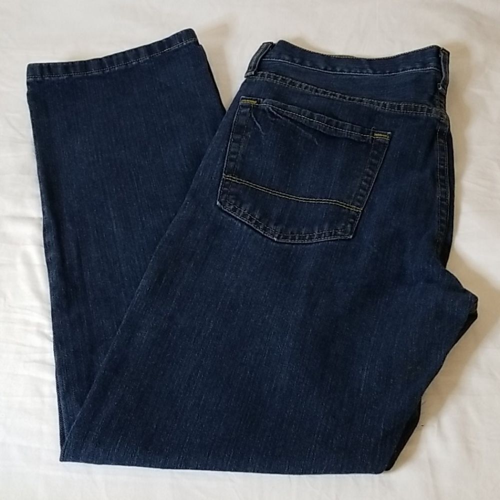 Nautica 5-Pocket Blue Denim Straight Leg Jeans Size‎ 33 x 30